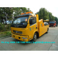 Famoso Dongfeng 5 ton rotator reboque caminhão, caminhão de reboque wrecker pequeno à venda no Quirguistão